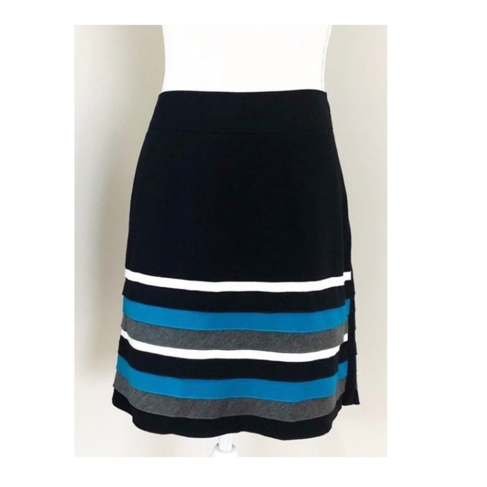 White House Black Market Colorblock Ponte Pencil Skirt